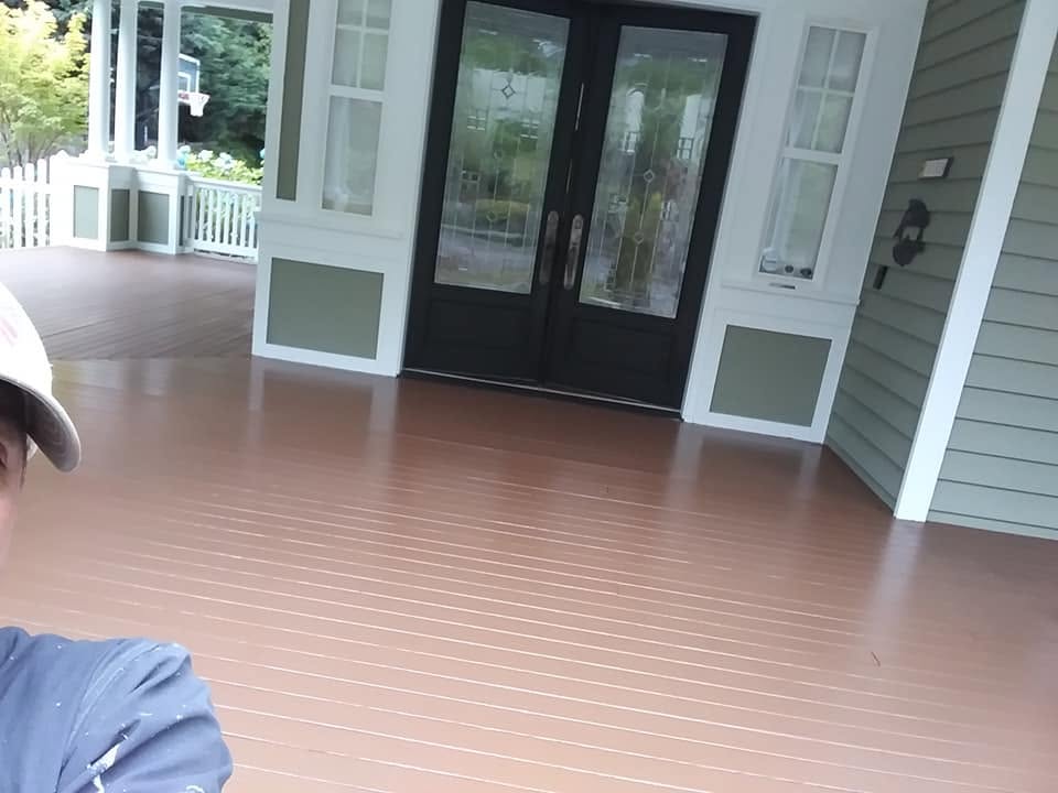 Wraparound porch restoration
